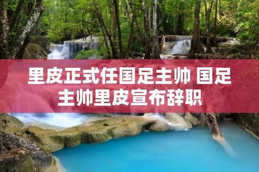 里皮正式任国足主帅 国足主帅里皮宣布辞职