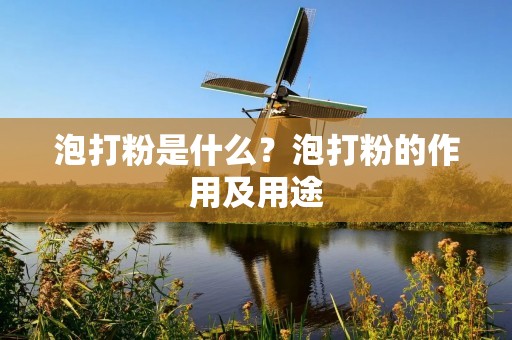 泡打粉是什么?泡打粉的作用及用途