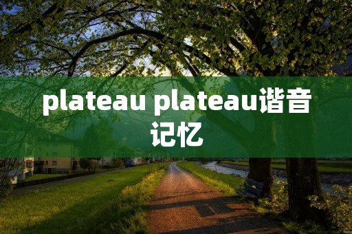 plateau plateau谐音记忆