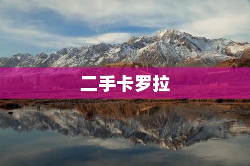 二手卡罗拉:值得购买的经济型家用轿车 二手卡罗拉:值得购买的经济型家用轿车