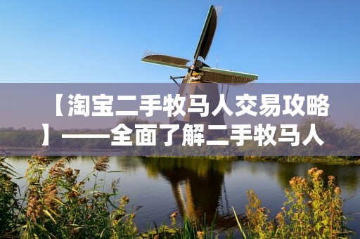【淘宝二手牧马人交易攻略】——全面了解二手牧马人交易流程 【淘宝二手牧马人交易攻略】——全面了解二手牧马人交易流程
