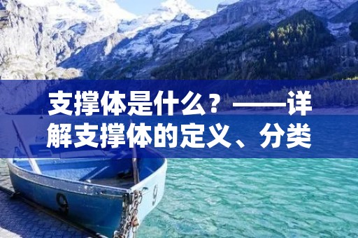 支撑体是什么？——详解支撑体的定义、分类和作用