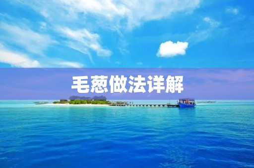 毛葱做法详解 毛葱做法详解