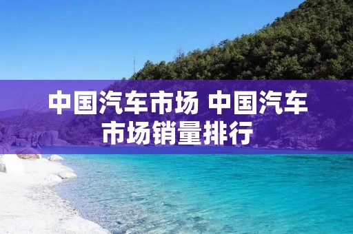 中国汽车市场 中国汽车市场销量排行 中国汽车市场 中国汽车市场销量排行