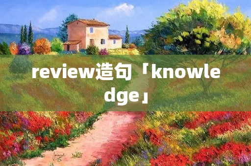 review造句「knowledge」