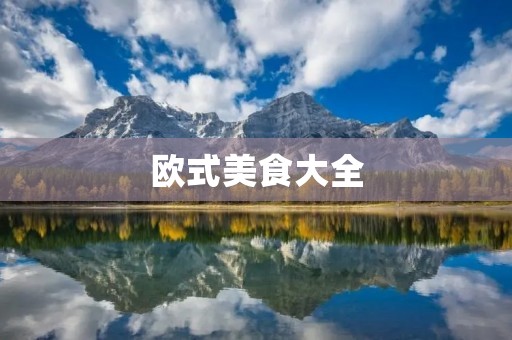 欧式美食大全：教你如何制作最正宗的欧式菜肴