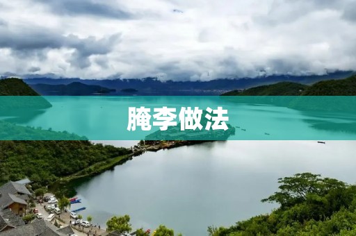 腌李做法:美味又简单的制作方法 腌李做法:美味又简单的制作方法