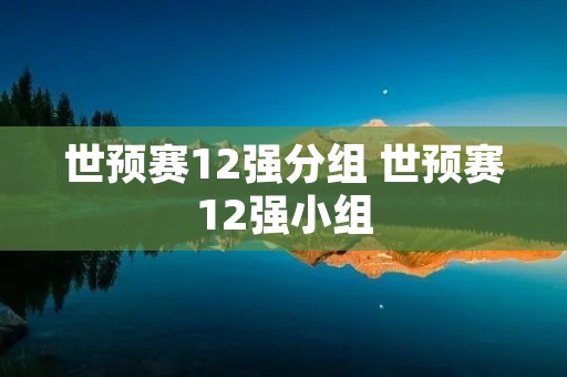 世预赛12强分组 世预赛12强小组 世预赛12强分组 世预赛12强小组