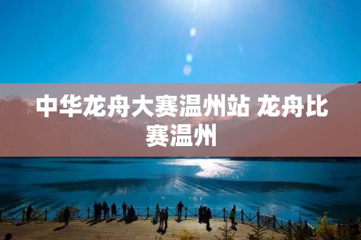 中华龙舟大赛温州站 龙舟比赛温州