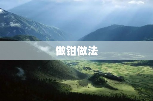 做钳做法：手工打造个性化工具