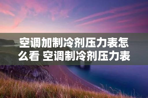 空调加制冷剂压力表怎么看 空调制冷剂压力表怎么看视频