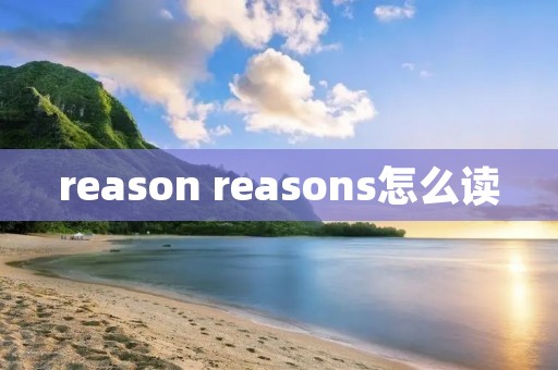 reason reasons怎么读