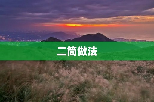 二筒做法:让烧烤更加美味 二筒做法:让烧烤更加美味