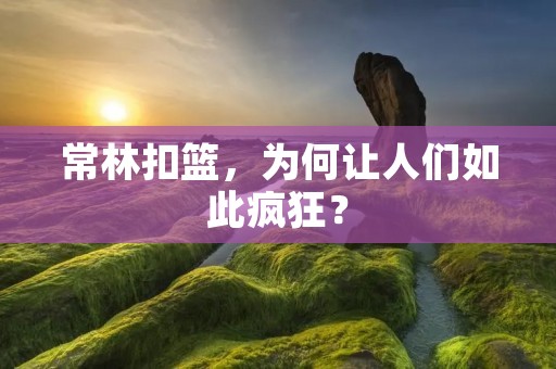 常林扣篮，为何让人们如此疯狂？