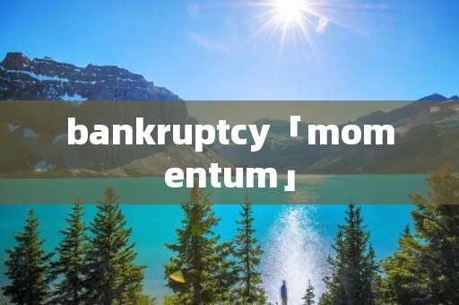 bankruptcy「momentum」