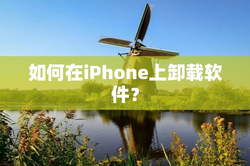如何在iPhone上卸载软件？