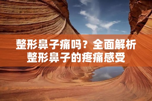 整形鼻子痛吗？全面解析整形鼻子的疼痛感受