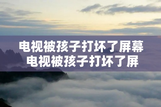 电视被孩子打坏了屏幕 电视被孩子打坏了屏幕还能用么 电视被孩子打坏了屏幕 电视被孩子打坏了屏幕还能用么