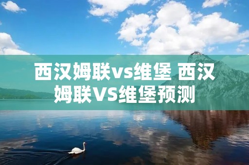 西汉姆联vs维堡 西汉姆联VS维堡预测