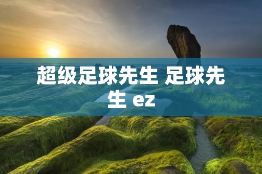 超级足球先生 足球先生 ez
