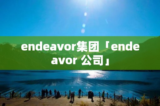 endeavor集团「endeavor 公司」