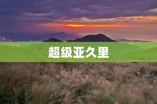 超级亚久里：一款全新的亚洲美食体验