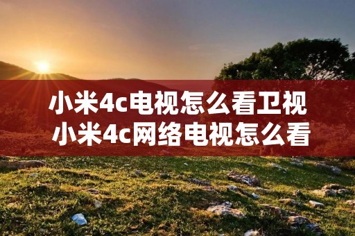 小米4c电视怎么看卫视 小米4c网络电视怎么看电视台节目