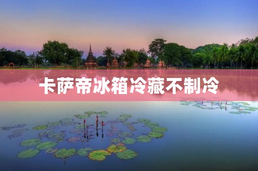 卡萨帝冰箱冷藏不制冷：故障原因与解决方法