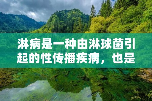淋病是一种由淋球菌引起的性传播疾病,也是目前最常见的性病之一。淋球菌主要寄生在尿道、阴道、直肠等部位,通过性接触传播。淋病的症状主要包括尿道分泌物增多、尿道灼热、尿频尿急、排尿困难等。如果不及时治疗,淋病还会引起输精管炎、前列腺炎、宫颈炎等严重疾病。