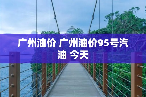 广州油价 广州油价95号汽油 今天