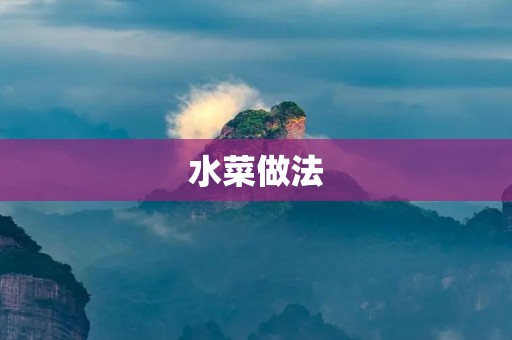 水菜做法：做一道清爽开胃的水菜沙拉