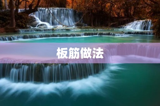 板筋做法：让你轻松制作美味健康的板筋