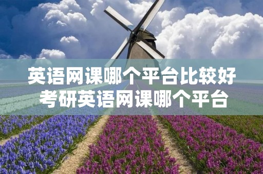 英语网课哪个平台比较好 考研英语网课哪个平台比较好