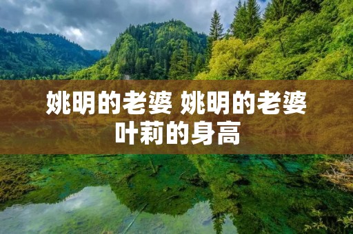 姚明的老婆 姚明的老婆叶莉的身高