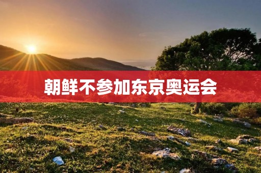 朝鲜不参加东京奥运会：背后的政治考量