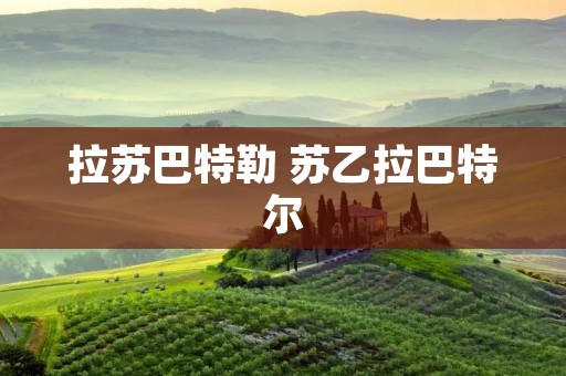 拉苏巴特勒 苏乙拉巴特尔 拉苏巴特勒 苏乙拉巴特尔
