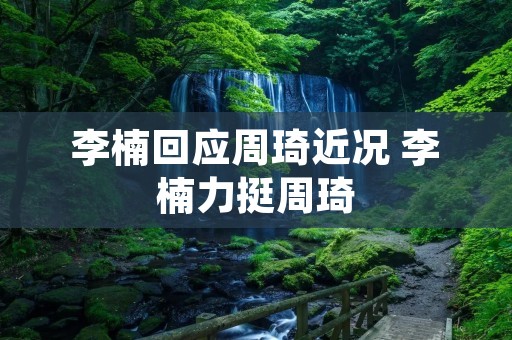 李楠回应周琦近况 李楠力挺周琦