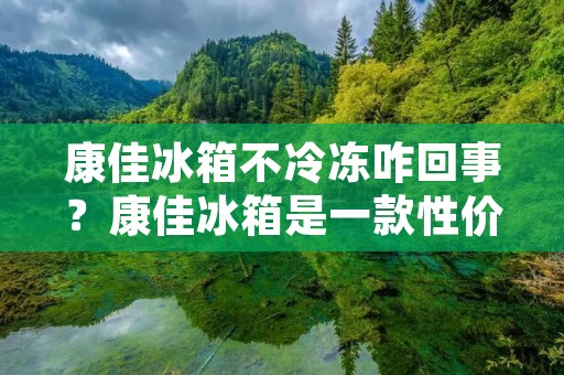 康佳冰箱不冷冻咋回事?康佳冰箱是一款性价比较高的家用电器,但是在使用过程中,我们难免会遇到一些问题,比如说冰箱不冷冻的情况。那么,康佳冰箱不冷冻咋回事呢?下面我们来详细探讨一下。 康佳冰箱不冷冻咋回事?康佳冰箱是一款性价比较高的家用电器,但是在使用过程中,我们难免会遇到一些问题,比如说冰箱不冷冻的情况。那么,康佳冰箱不冷冻咋回事呢?下面我们来详细探讨一下。