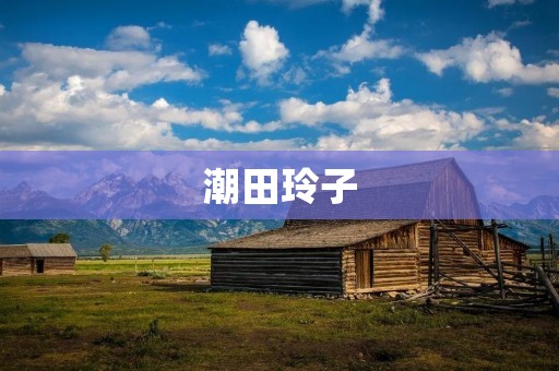 潮田玲子:从“不可能”到“可能”的人生历程 潮田玲子:从“不可能”到“可能”的人生历程
