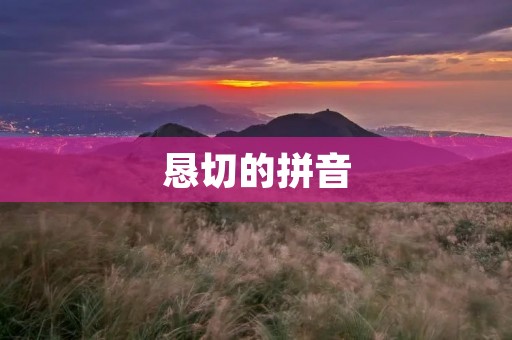 恳切的拼音:让中文更易传承