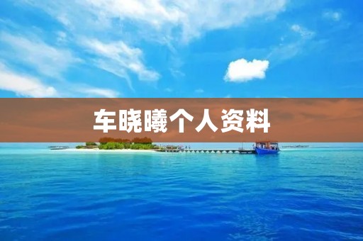 车晓曦个人资料：中国女足新星