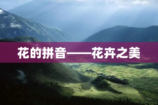 花的拼音——花卉之美