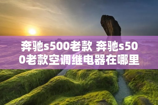 奔驰s500老款 奔驰s500老款空调继电器在哪里 奔驰s500老款 奔驰s500老款空调继电器在哪里