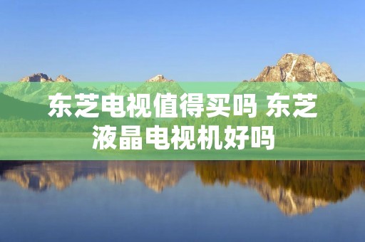 东芝电视值得买吗 东芝液晶电视机好吗 东芝电视值得买吗 东芝液晶电视机好吗