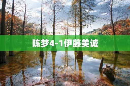 陈梦4-1伊藤美诚:中国乒乓女将的实力再次得到验证 陈梦4-1伊藤美诚:中国乒乓女将的实力再次得到验证