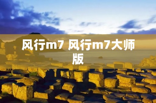 风行m7 风行m7**版