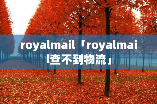 royalmail「royalmail查不到物流」