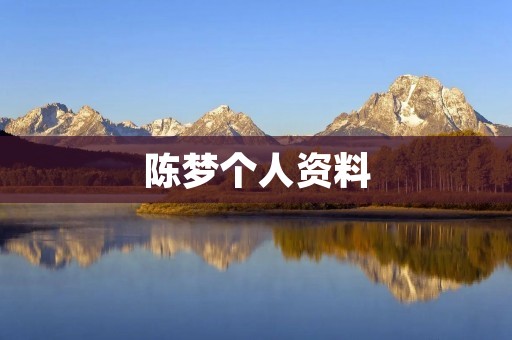 陈梦个人资料：中国女子乒乓球运动员