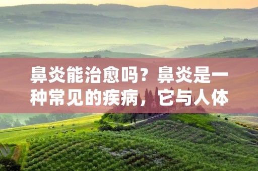 鼻炎能治愈吗？鼻炎是一种常见的疾病，它与人体的免疫系统和环境因素有关。鼻炎患者常常会感到鼻塞、流鼻涕、打喷嚏和头痛等症状，这些症状会对患者的日常生活造成困扰。那么，鼻炎能治愈吗？