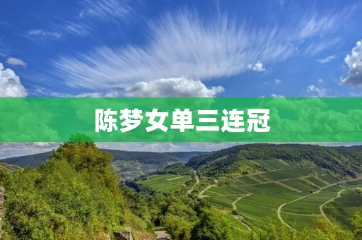 陈梦女单三连冠：青春的绽放